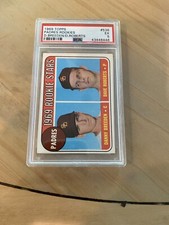 1969 Topps #536 Padres Rookies (Breeden, Roberts) PSA 5
