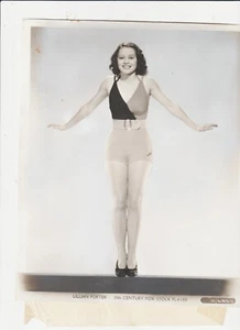 VINTAGE ARCADE EXHIBIT CARD MASTER FILE 8 X 10 / FANCY BATHERS LILLIAN PORTER - Picture 1 of 3