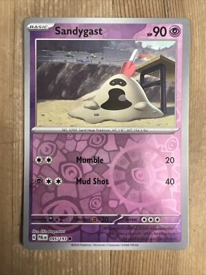 POKEMON Card - Sandygast 095/193 - Reverse Holo - Paldea Evolved - NM - Image 1 of 2