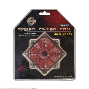 Fan Muffin Cooling DC 12V DC12V 12VDC  80mm 80x80x25 Evercool Spider SFF-8 - Picture 1 of 6