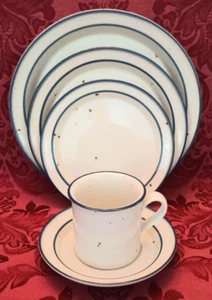 Dansk Blue Mist Stoneware 5-Pc Place Setting - Very Nice! - Picture 1 of 2