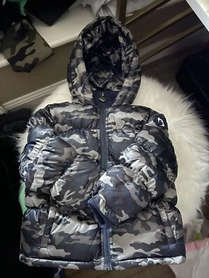 Appaman Camo Blue Toddler Boy Coat 2T - Image 1 of 2