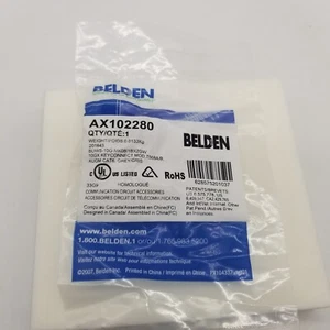 Belden AX102280 Category 6A 10GX Modular Jack RJ45, KeyConnect, Gray - AUGM Cat6 - Picture 1 of 3