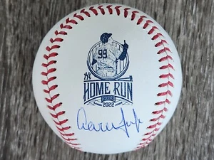 Aaron Judge Signed MLB Baseball 62 Home Run Autograph Yankees Beckett LOA - Picture 1 of 4