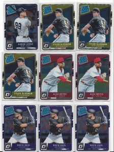 2017 Donruss Optic Rated Rookie Card Singles PICK FROM LIST COMPLETE YOUR SET