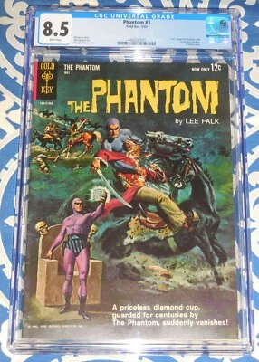 Llave de oro 1963 The Phantom #3 CGC 8,5 muy fina plus Foto 1 de 4