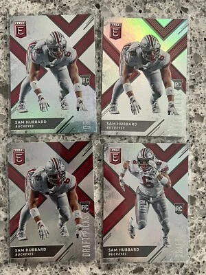 Sam Hubbard 2018 Elite Draft Picks Rookie Card #150 Lot Of 4 Variations RC - Image 1 of 2