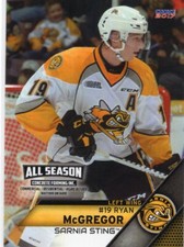 2016/17 Sarnia Sting - RYAN McGREGOR [Tucson Roadrunners] AHL
