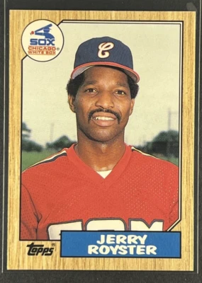 Jerry Royster #106T 1987 Topps Traded Chicago White Sox - Image 1 of 2