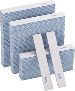 Professional Quality Emery Boards - 100 Coarse Nail Files for Salons & Home - Picture 1 of 9