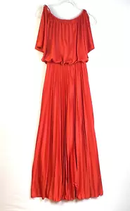 Coplon's Long Dress Special Occasion Women's 10 70's Party Bridesmaid Maxi - Picture 1 of 12