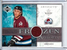 2006-07 Artifacts Frozen Artifacts Blue Joe Sakic JERSEY /50 Colorado Avalanche