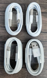 4x GENUINE Apple USB to Lightning Charging Cables T51 - Picture 1 of 1