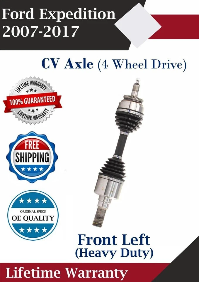 Nuevo eje CV delantero izquierdo original para Ford Expedition 2007-2017 4x4 HD garantía de por vida. Foto 1 de 4