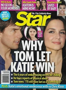 Star Magazine Katie Holmes Tom Cruise Demi Moore Mila Kunis Kate Middleton 2012 - Picture 1 of 6