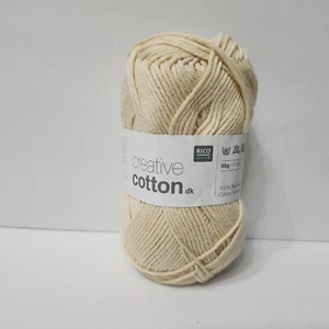 Rico Creative Baumwolle 100 % Baumwolle Farbe 006 Garn 1,75 Unzen 50 Gramm - Bild 1 von 8