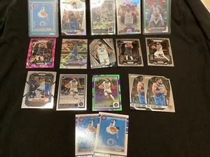 KARL-ANTHONY TOWNS 17 Card lot, SP /175 , PRIZMS, INSERTS,PARALLELS, KNICKS - Picture 1 of 13