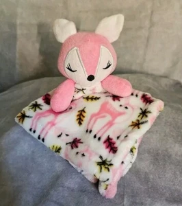 Le Bebe Baby Lovey Pink Baby Deer Security Blanket Plush - Picture 1 of 6