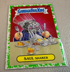 2021 Topps Garbage Pail Kids: Food Fight! #66b Saul Shaker Green - Picture 1 of 2