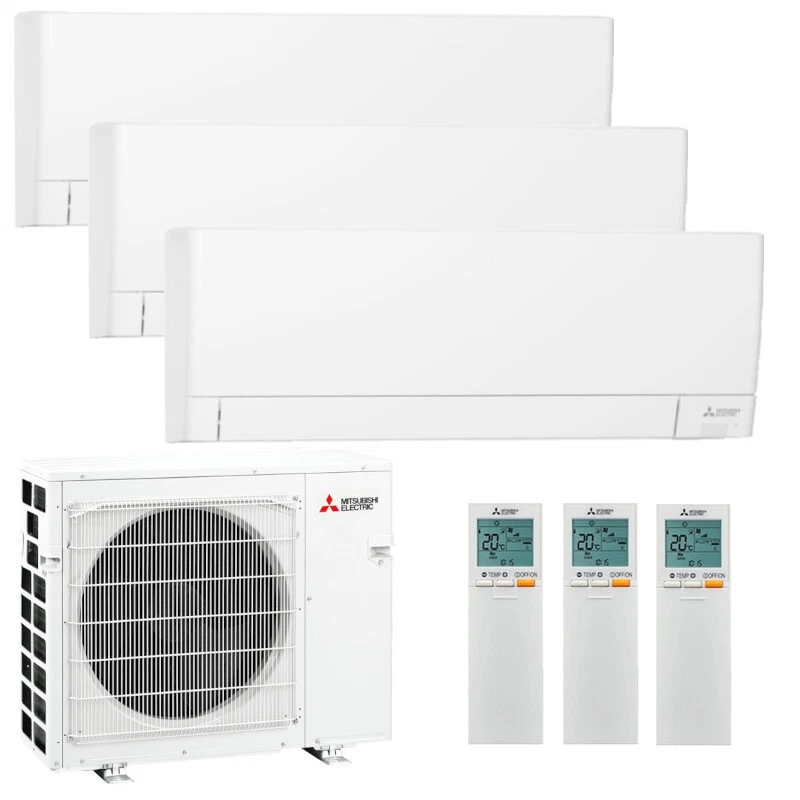 Mitsubishi MSZ-AP25VG 2,5 kW + MXZ-4F72VF Klimaanlage - Weiß