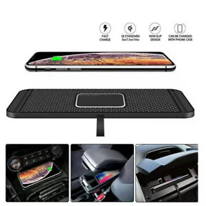 Auto Wireless Phone Charger Pad Schnellladematte 10W für iPhone Samsung Universal - Bild 1 von 14