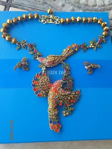 Heidi Daus SIGNED BY DISNEY Mary's Magic Mary Poppins Returns Necklace/Earrings - Picture 1 of 22