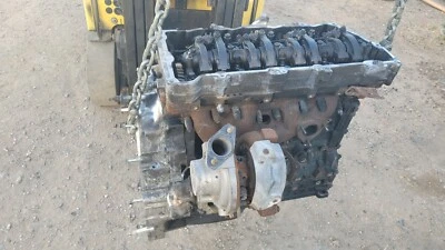 Fire Damaged 2021 Isuzu NPR NQR NRR 4HK1 5.2L diesel engine with Turbo - Image 1 of 4