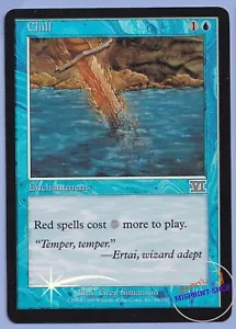 Chill FOIL Arena League promo Mtg MISPRINT. Faded (2) mana symbol - Imagen 1 de 5