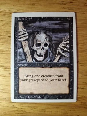 MTG - Raise Dead (Miscut Top) - Revised - Image 1 of 2