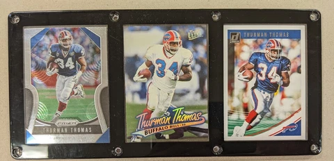 THURMAN THOMAS 3 CARD PLAQUE BUFFALO BILLS Cover