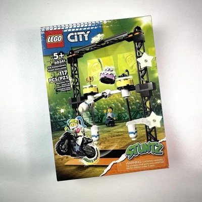 LEGO City Stuntz The Knockdown Stunt Challenge 60341 Building Toy 117pcs - Image 1 of 4