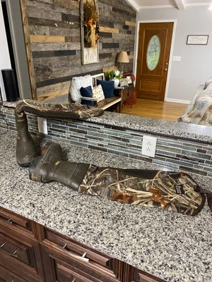 Rocky 1000g Thinsulate Insulation Advantage Camo Hip Waders Size 10 FQ0004791 - Image 1 of 4