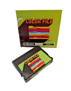 Cartucho de computadora y manual vintage de programa de archivos a color Pak Radio Shack TRS-80 - Imagen 1 de 7