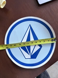 12.5” Volcom Stone Sticker Made By Marketing Team Special BLUE Color, Super RARE - Picture 1 of 2