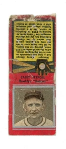 Diamond Matchbooks 1934 Casey Stengel Brooklyn Dodgers Salón de la fama MGR AUTÉNTICO PR (65493) - Imagen 1 de 2