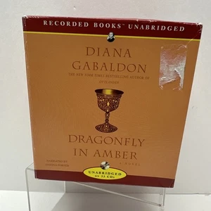 Dragonfly In Amber Diana Gabaldon 33 CDs Audiobook 39.25 Hrs Outlander Series - Picture 1 of 6