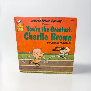 You're the Greatest, Charlie Brown Read-Along Book & Record #411 Peanuts 1980 - Picture 1 of 13
