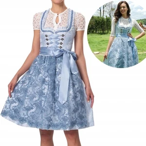 Dirndl Kleid Trachtenkleid Oktoberfest Bayerisches Kostüm Gr. 38 - Bild 1 von 7