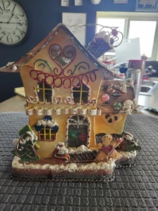 Metal Christmas House Home Interior. Whimsical Use With Tea Light - Picture 1 of 13