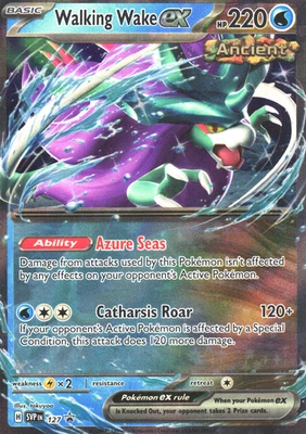 Walking Wake ex 127 Near Mint SV: Scarlet & Violet Promo Cards Pokemon Ship Now - Image 1 of 2