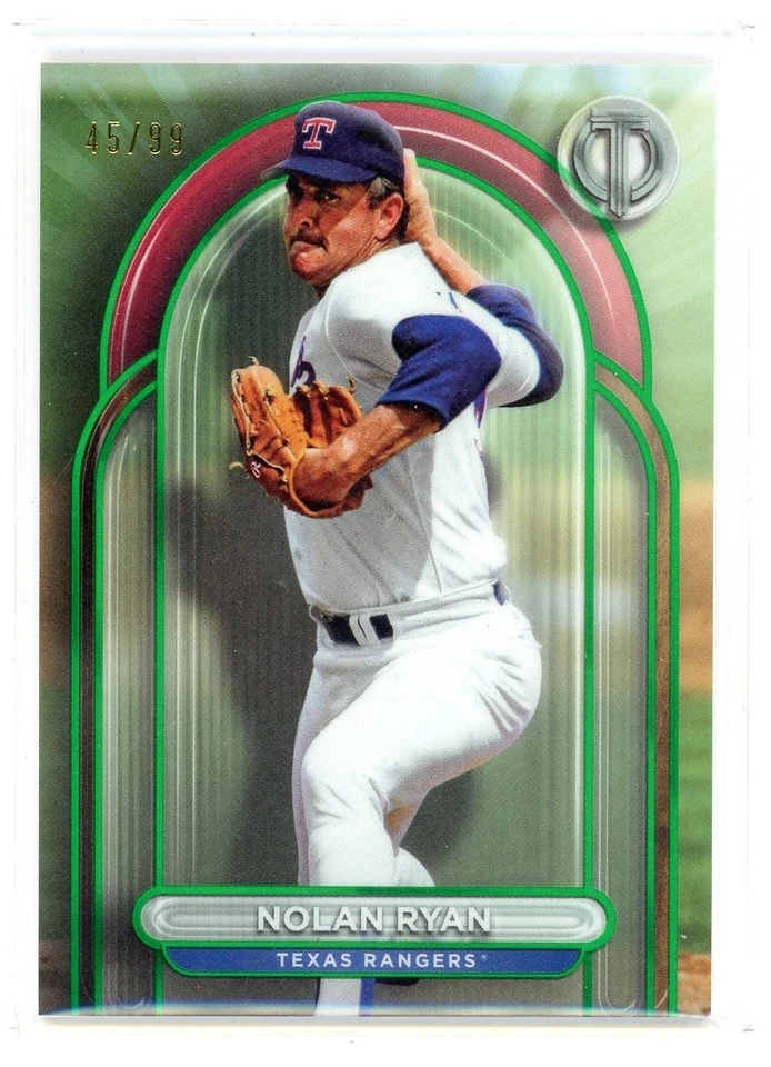 2024 Topps Tribute Nolan Ryan Green Parallel #45/99 (JK) - Image 1 of 1