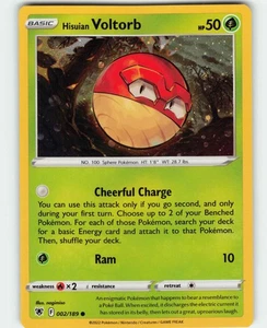 Hisuian Voltorb - 002/189 Holo (HD Swirl!) - Picture 1 of 2
