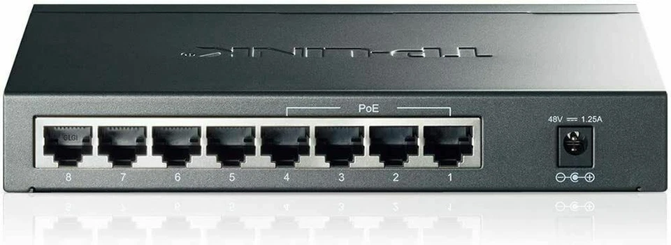 Network Switch TP-Link TL-SG1008P - High Performance and PoE Power - Image 1 of 1
