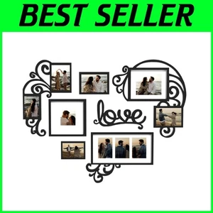 Versatile Rustic PVC Photo Frame Collage - Perfect Valentine Gift Set - Picture 1 of 11