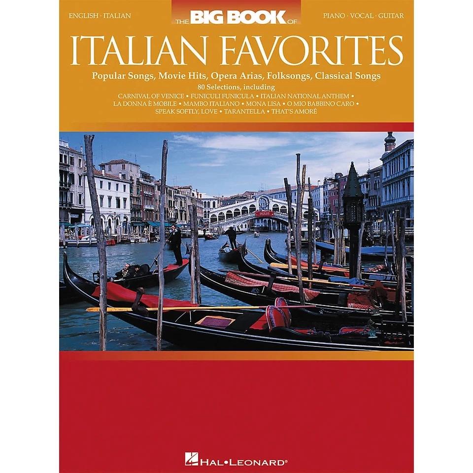 Hal Leonard The Big Book of Italian Favorites Piano/Vocal/Guitar Songbook - Image 1 of 1