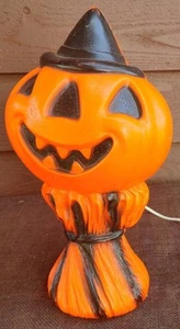 Vintage Excellent Empire Halloween Blasform 1969 Kürbis Jack O Laterne Aufkleber - Bild 1 von 12