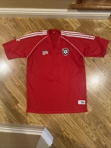 maglia calcio miller lite rossa taglia Large - Foto 1 di 8