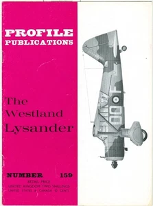 Profile Aircraft-Pre-WWII-Aviation-RAF-Westland Lysander-Design-Detail-Colors! - Imagen 1 de 1