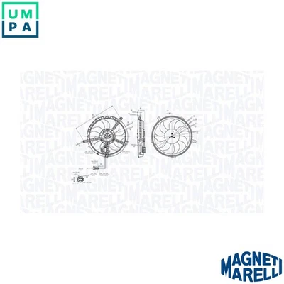 FAN ENGINE COOLING 069422850010 FOR MINI N14B16A/B16C/B16AB N18B16A/B16C 1.6L - Image 1 of 4