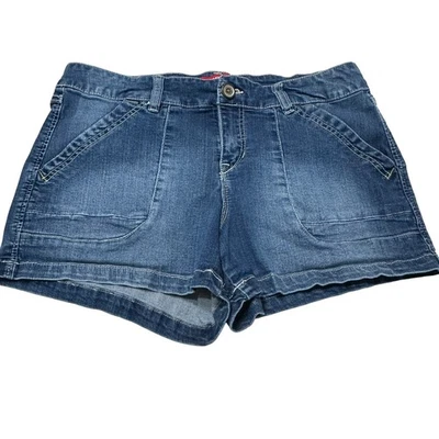 Vintage Unionbay Jean Shorts Womens 13/32 Blue Denim Mid-Rise Stretch Casual Y2K - Image 1 of 4